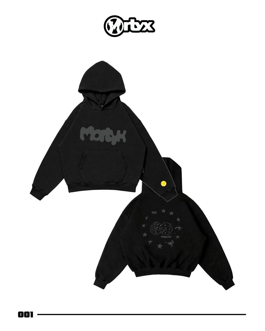 Mortyx Hoodie Boxy Oversize Bold in Grey - Fleece Cotton